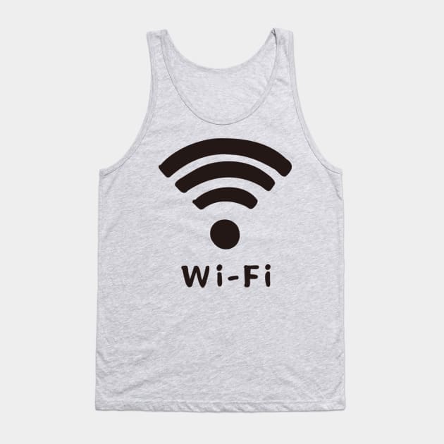 Wi-Fi Tank Top by Gizi Zuckermann Art